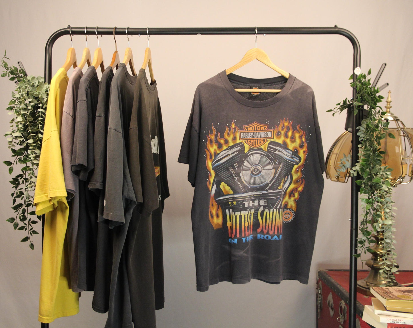 90s FADED HARLEY-DAVIDSON Hottest on the Road T-Shirt