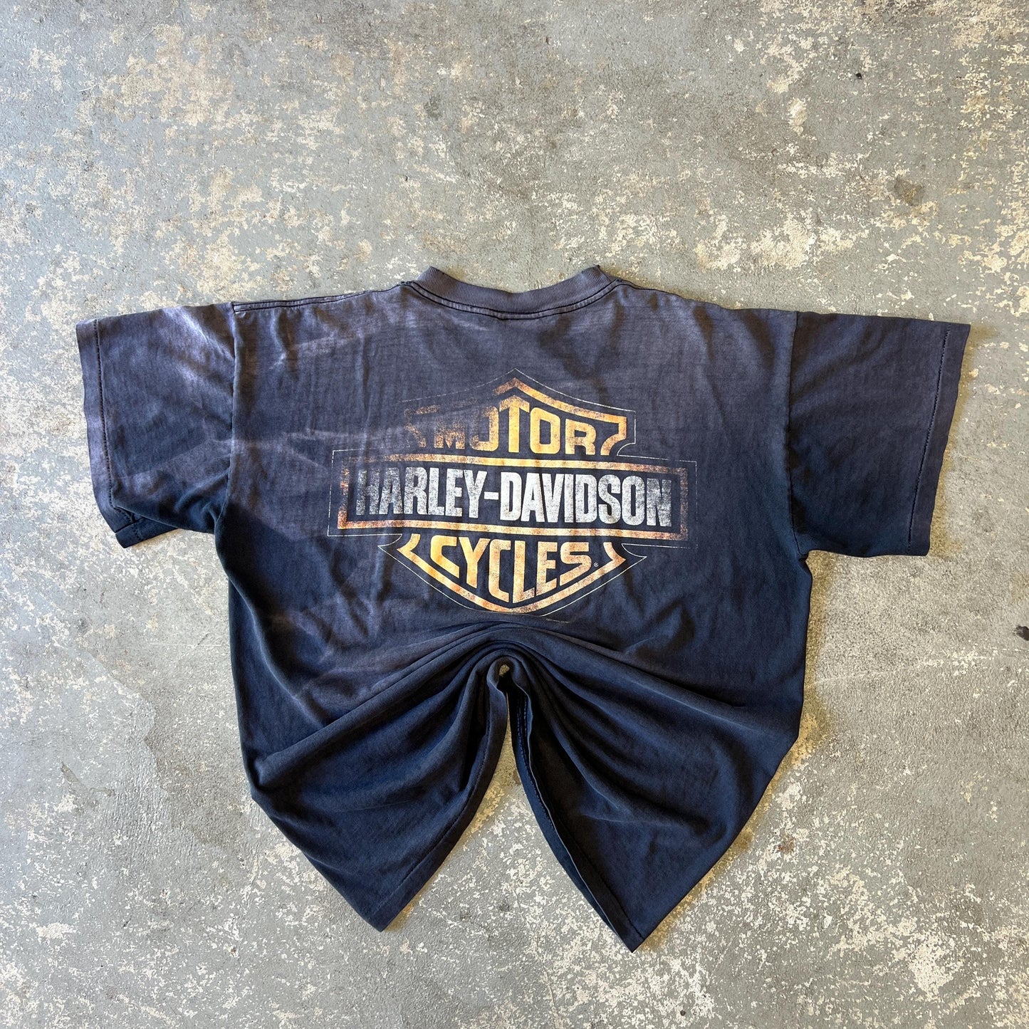 90s FADED HARLEY-DAVIDSON Hottest on the Road T-Shirt